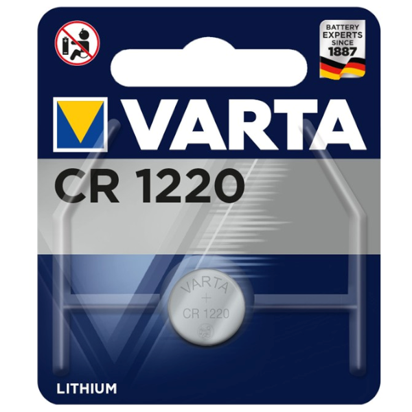 Pile bouton électronique Varta CR1220 3 V au Lithium
