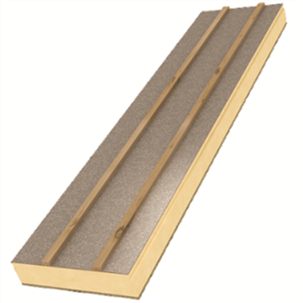 Panneau sandwich USYSTEM Roof SW GYP - 0,6 Mx3 M R 6 m².K/W - Ép. 130 MM