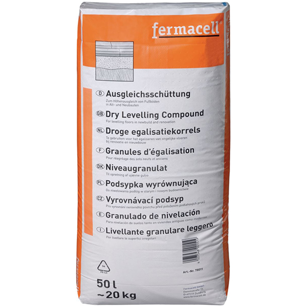 Granules d'égalisation Fermacell pour ragréage sol - Sac de 50,0 LTR