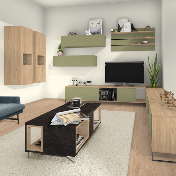 Parquet stratifié Classic 8/33 - 4 chanfreins avec système CLIC it! - 193 x 8 x 1292 mm - Acacia Sheffield naturel