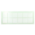 GRILLE MEN.REGLEM.RECT.EXTRA PLAT.200