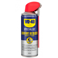 Lubrifiant au silicone WD-40 Specialist pour métal, plastique, caoutchouc, bois - aérosol de 400 ml