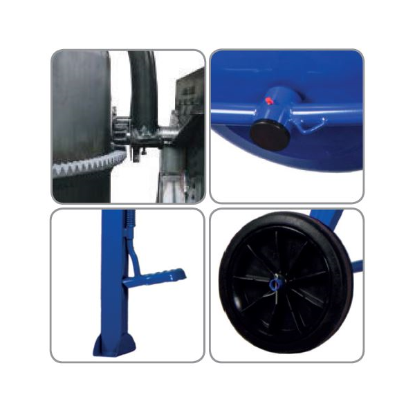 Bétonnière Obra 160 L à motorisation électrique 950 W