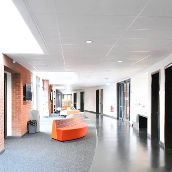 Dalle faux plafond démontable - Ecophon Gedina A - bords droits - ossature T15/T24 - 60,0 CM x 60,0 CM - ép. 15,00 MM