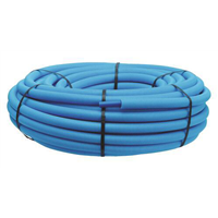 Tube PER-A - Pré-gainé Ø20/25 mm - Couronne 50m - Bleu - NF