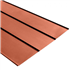 Tôle bac acier 0,50 MM prélaqué aspect joint debout Clipeo Bacacier - 450 MM x 5500,0 MM - Rouge terracotta RAL8004