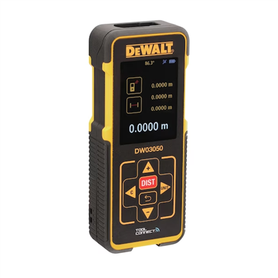 Télémètre laser Dewalt DW03050-XJ avec fonction Bluetooth - portée de 16 mètres - précision ± 1,5 mm