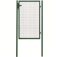 Portillon grillagé Garden+ Dirickx - Section carrée - Hauteur 1,50 m - Largeur passage 1 m - Vert