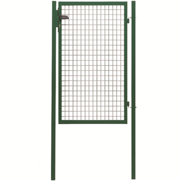 Portillon grillagé Garden+ Dirickx - Section carrée - Hauteur 1,50 m - Largeur passage 1 m - Vert