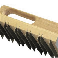 Lame de rechange dentée pas de 2 mm largeur 1 mm pour chemin de fer plat Taliaplast