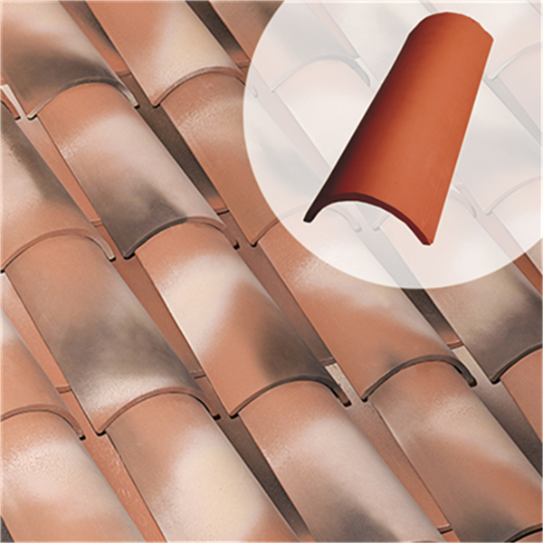 Tuile Canal C-50.21 Celler® Tejas Borja - en terre cuite - coloris Nature Manoir