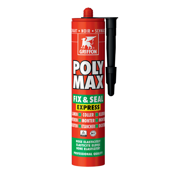 POLY MAX FIX&SEAL EXPRESS NOIR - CARTOUCHE 435 G