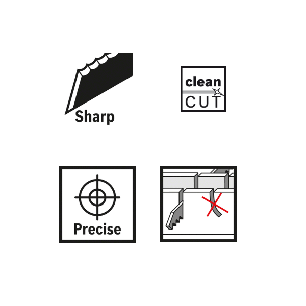 Lame de scie sabre Bosch S 1213 AWP pour matériaux isolants lot de 2