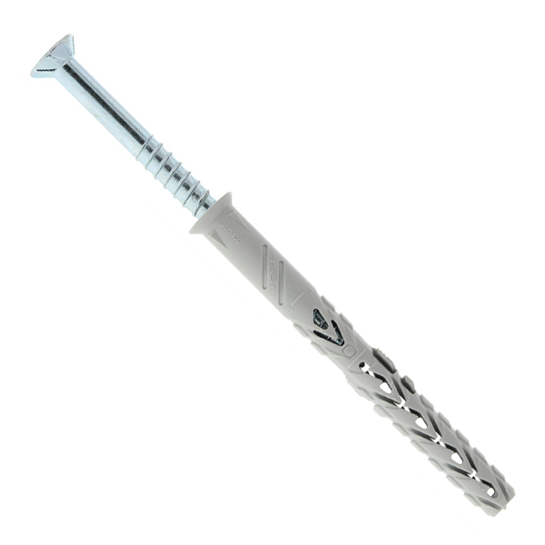 Cheville à frapper béton - B-Long Xtrem Spit - Avec vis tête fraisée zinguée - ⌀ 8 mm x 80,0 mm - Boîte de 50