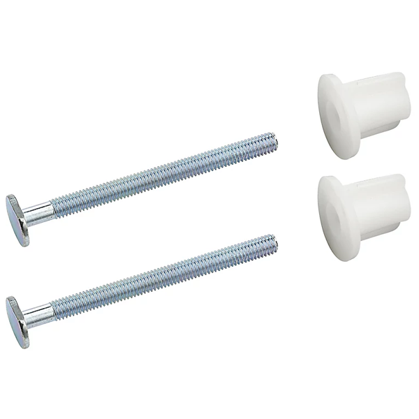 Fixations pour abattant WC têtes ovales x 75 mm Noyons et