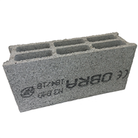 Bloc béton creux OBRA 500 x 150 x 250 mm - B40 - 3 parois 6 trous