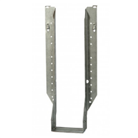 Étrier IUSE à brides latérales acier galvanisé Hauteur 299 mm Largeur 61 mm