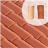 Tuile Canal terre cuite Tradi'fix Tegula 40 - Rouge