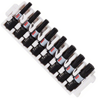 Pack de 8 embouts de vissage Bosch Impact Control Torx T15 à T40 longueur 25 mm