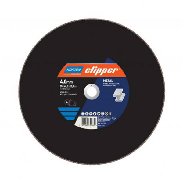 Disque à tronçonner pour machine thermique / Métal Ø350x4x20MM Norton Clipper
