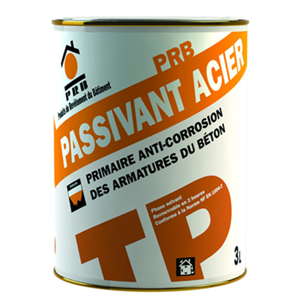 Primaire anti-corrosion des armatures du béton - PRB Passivant Acier - seau de 3 L