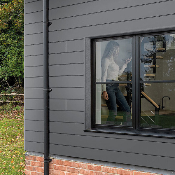 Lame de bardage Cedral Click finition Smooth - couleur Gris basalte C74 - ép.12,0 MM - 186 MM x 3600 MM