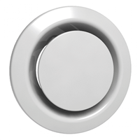 Bouche d'extraction / insufflation réglable pour VMC - Ø 125 mm - Blanc - Autogyre