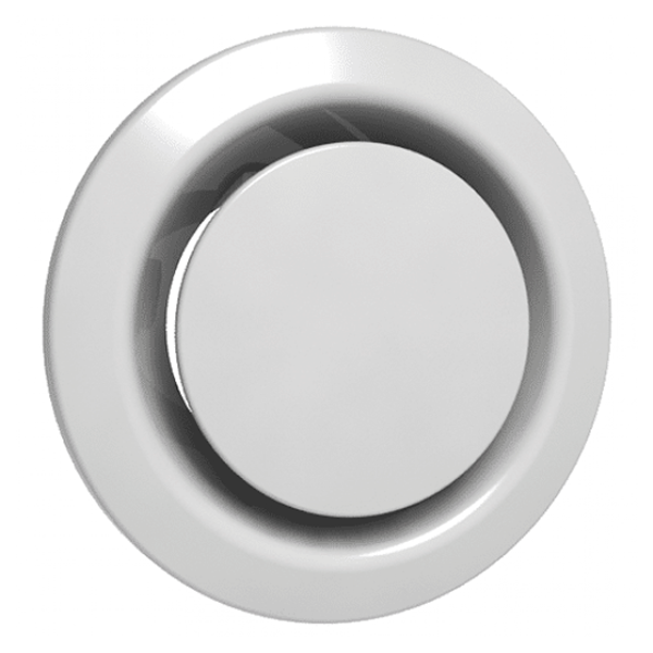 Bouche d'extraction / insufflation réglable pour VMC - Ø 125 mm - Blanc - Autogyre