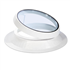 Fenêtre de toit plat ronde avec ouverture électrique - Slick Inside Rond Air Bluetek  - Blanc - hauteur 30,0 CM - diamètre 100,0 CM