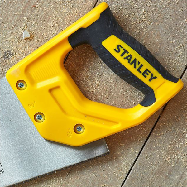 Scie égoïne Sharpcut Stanley - Lame acier 7 dents/pouce - Coupe de débit - Longueur 500 mm