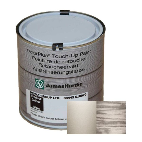 Peinture de retouche ColourPlus pour traitement chant bardage James Hardie - pot de 500 ml - Pierre des champs