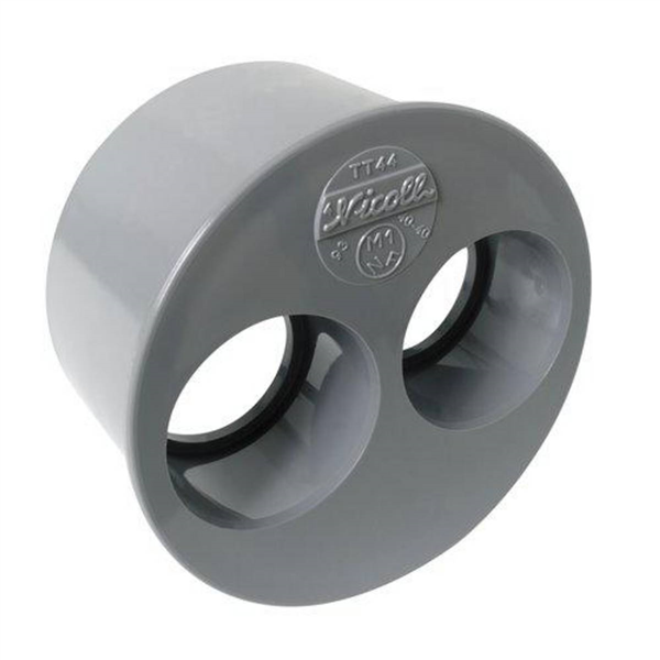 Tampon de réduction pour adaptation sur tube non prémanchonné - diamètres 93.6/40/40 mm