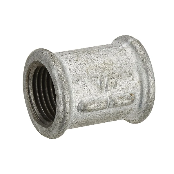 Mamelon double égal femelle - Taraudage droite - F 15 x 21 - Noyon & Thiebault - Fer galvanisé