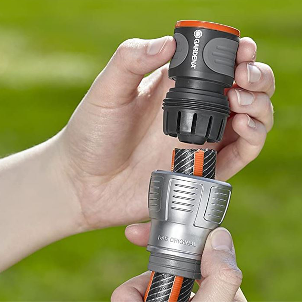 Raccord d'arrosage rapide Premium pour tuyau Ø 19 mm - Gardena - A fixer au nez de robinet