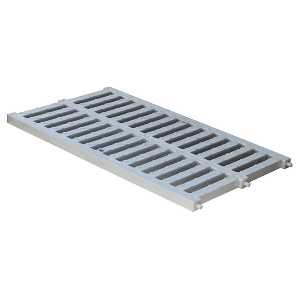 GRILLE CANIVEAU LEGERE 300X500 GRIS