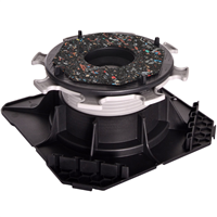 Plot pour terrasse en dalles autonivelant Cleman Jouplast - hauteur réglable de 55 à 80 MM