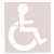 POCHOIR POUR SYMBOLE HANDICAPÉ 250X300