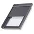 Volet roulant solaire SSL pour fenêtre de toit Velux MK04 - 78,0 CM x 98,0 CM - Gris anthracite