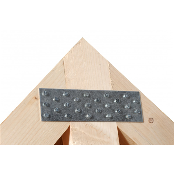 Plaque perforée en acier galvanisé Simpson strong NP  - largeur 80 mm - hauteur 160 mm - épaisseur 2 mm