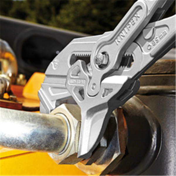 Pince-clé XL nickelée Knipex longueur 400 mm