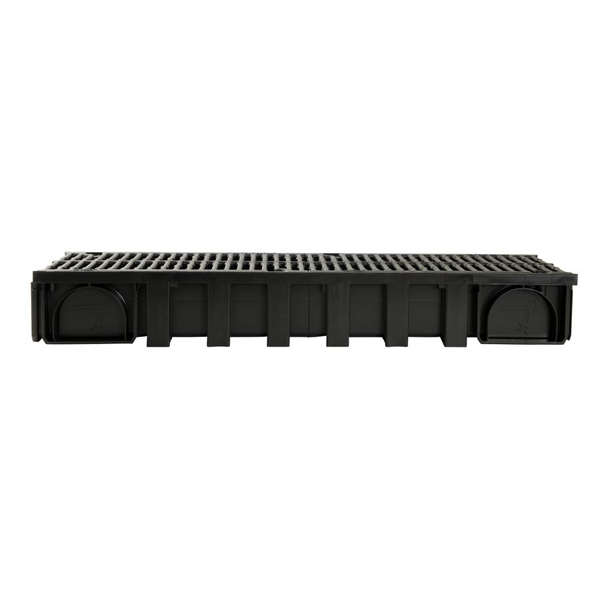 Caniveau avec grille en fonte - résistance B125 - Connecto Nicoll - L. int. 160 mm / ext. 208 mm - 1 ml