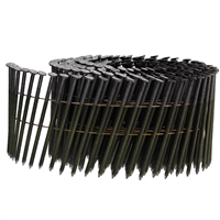 Clou cranté 16° en rouleau à fil soudé Haubold pour cloueur RNC - 2,5 x 50 mm - boîte de 9000