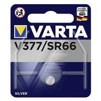 Pile bouton Varta V377 / SR66 1.55 V Oxyde d'argent - Pile de montre