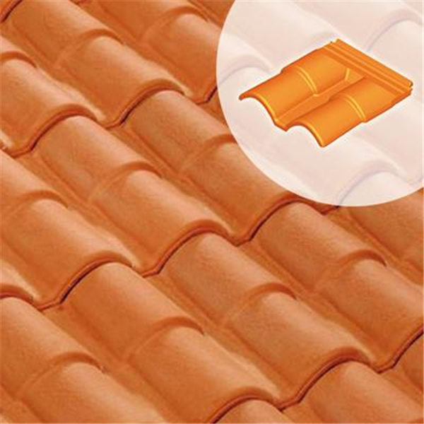 Double rive sous faitière Romane Canal