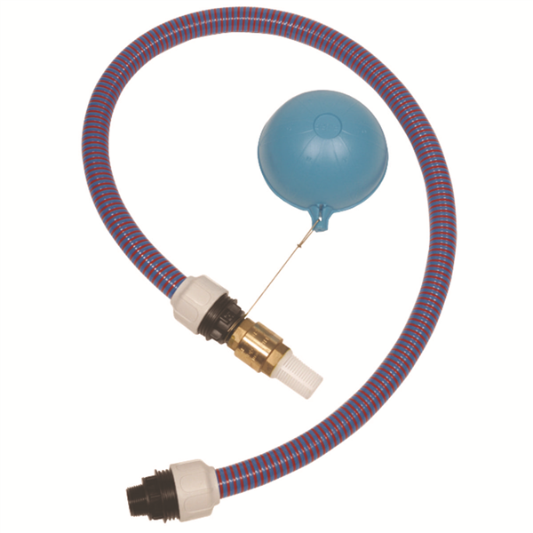 Kit d'aspiration pour pompe DIVERTRON - Longueur 1,5 m - Avec flotteur - ⌀ 1"