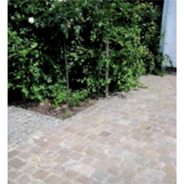 PAVE GRES ROUGE/BRUN 10X10X8