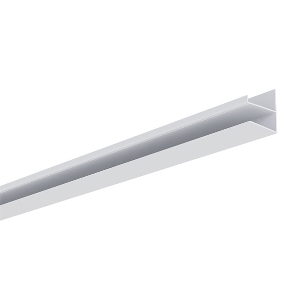 Profilé d'angle de finition SFA34 pour lambris sous toiture PVC blanc - Fixation au mur - Longueur 4,00 M