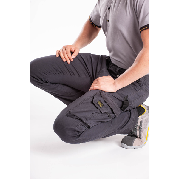 Jean de travail Rica Lewis stretch multi-poches ardoise - Taille 38