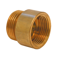 ALLONGE DROITE MALE/FEMELLE LAITON POUR COMPTEUR_DN 15_20X27_LONGUEUR 58mm