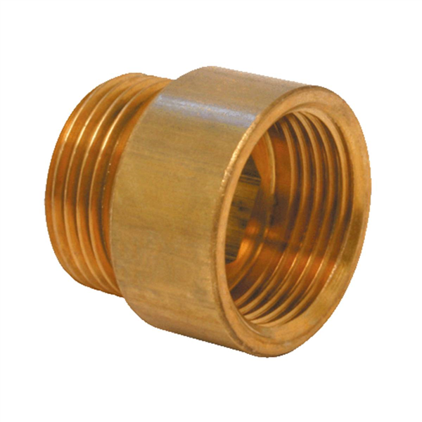 ALLONGE DROITE MALE/FEMELLE LAITON POUR COMPTEUR_DN 15_20X27_LONGUEUR 58mm